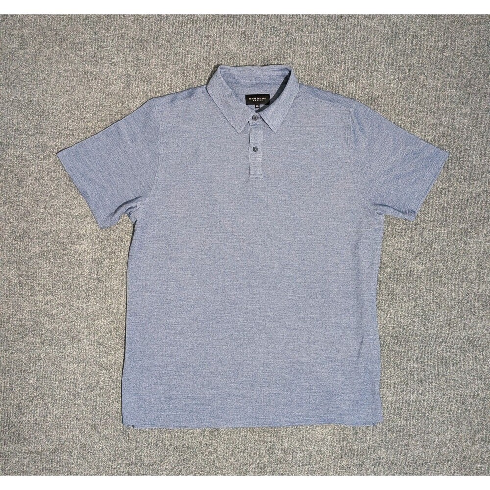 Unbound Merino Polo Shirt Mens XL Blue